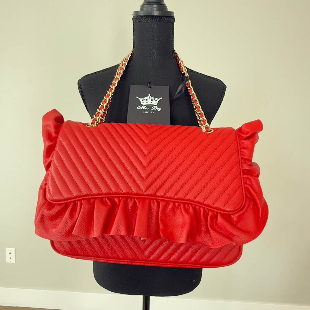 Red Luxury Shoulder Bag